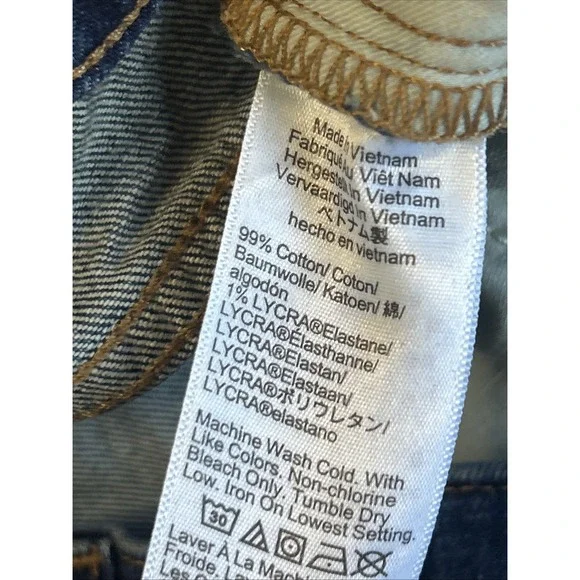 J Crew Jeans Women 30x29 Blue Denim Full Length Wide Leg Stretch Button Fly - Picture 10 of 11